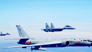 12 китайски военни самолета навлязоха в Тайванския проток