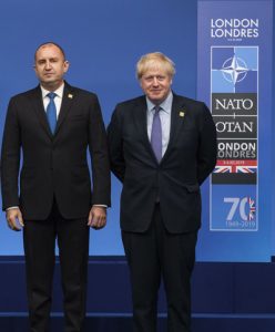  Румен Радев и британският премиер Борис Джонсън