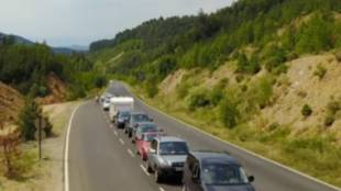 За голямо задръстване на ГКПП Маказа посока Гърция съобщават шофьори