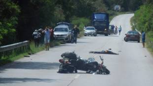 Моторист е загинал при катастрофа край софийското село Хераково Това