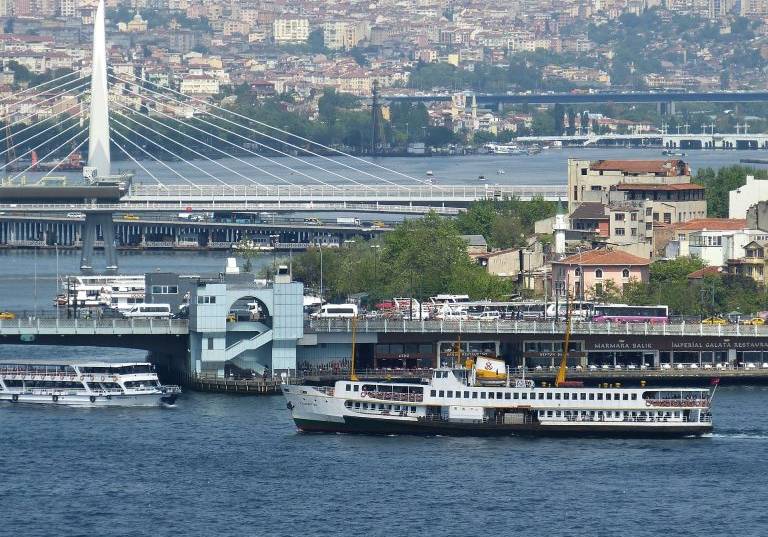 Движението на плавателни съдове през Босфорския проток и в двете