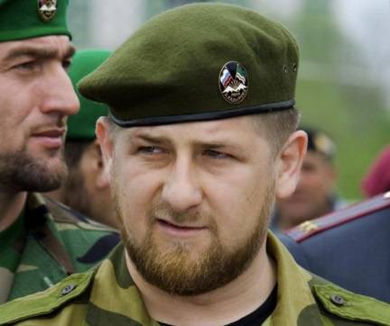 Лидерът на Чеченската република Рамзан Кадиров, близък до президента на