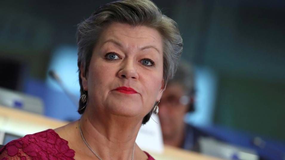Еврокомисарят по вътрешните работи Илва Йохансон изрази разочарование след решението