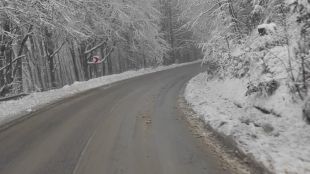 Зимата се завърна с пълна сила На прохода Петрохан снежната