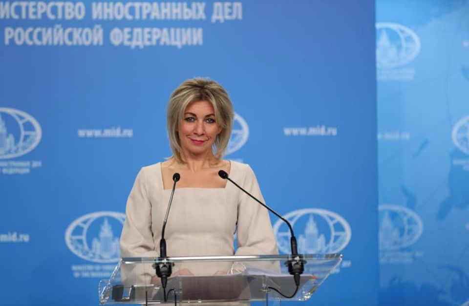 Официалният представител на руското външно министерство Мария Захарова в коментар