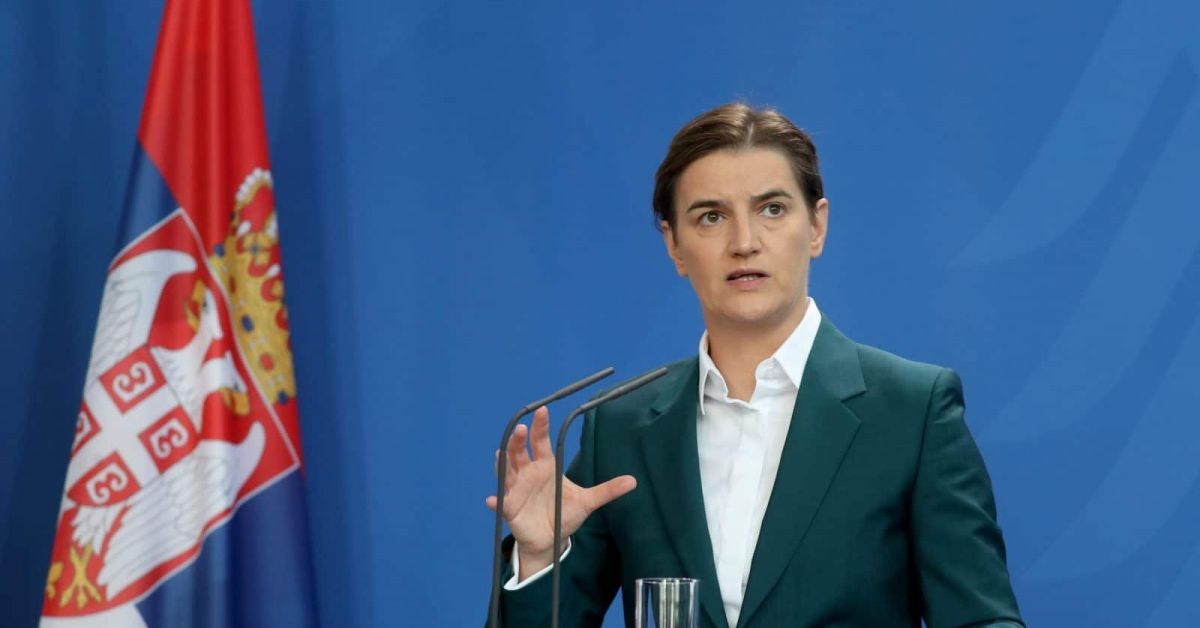 Премиерът на Сърбия Ана Бърнабич разговаря снощи със специалния пратеник 