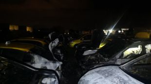 Подпалвач изпепели 8 таксиметрови автомобила в пловдивското село Ягодово Полицията