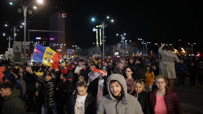 Протести срещу новите ограничителни мерки, наложени от румънските власти във