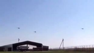 Руски хеликоптери са забелязани на границата с Украйна в района