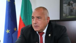 Премиерът в оставка Бойко Борисов президентът Румен Радев и посланикът