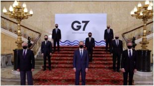 Covid 19 беляза срещата на външните министри на Г 7 в Лондон