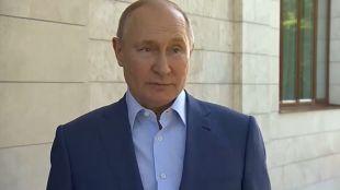 Руският президент Владимир Путин който сега е в Сочи в