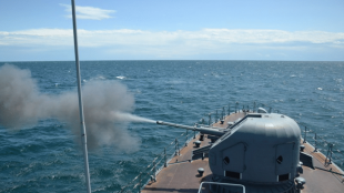 Тактическото учение на Флотилия бойни и спомагателни кораби Черно море