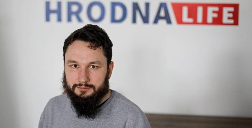 Главният редактор на беларуския информационен портал Hrodna.life Алексей Шота е