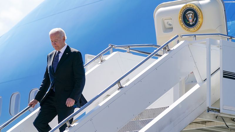 Американският президент Джо Байдън пристигна днес в швейцарския град Женева,