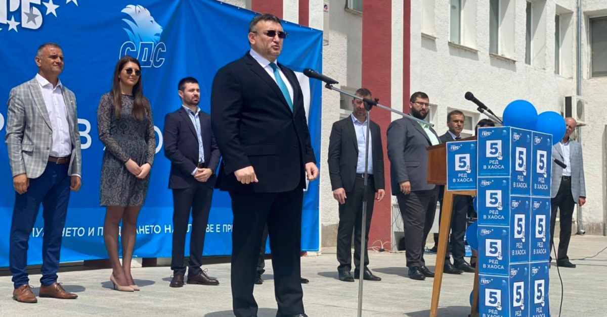 Водачът на листата на коалиция ГЕРБ–СДС за Софийска област Младен