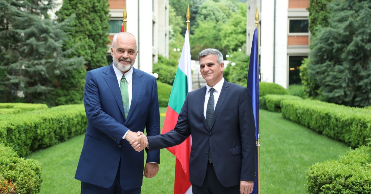 Започна срещата на министър-председателя Стефан Янев с премиера на Албания