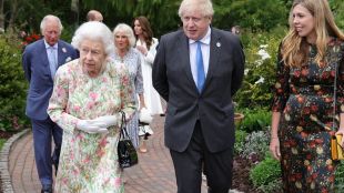 Кралица Елизабет II прие вчера лидерите на Групата на седемте