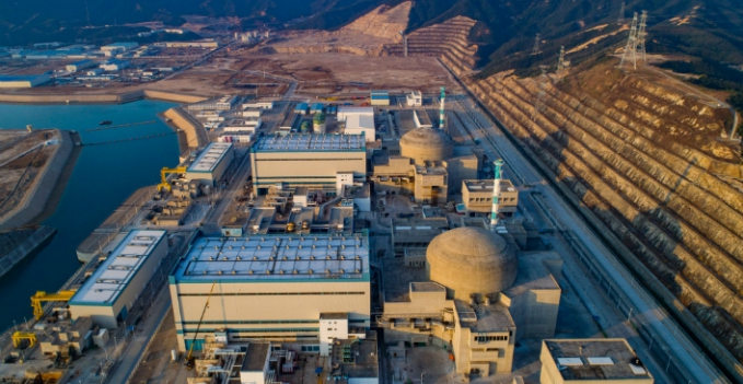 В китайската атомна електроцентрала Тайшан, намираща се в провинция Гуандун,