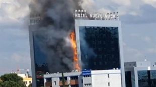 Голям пожар избухна в хотел в Мадрид Няма данни за