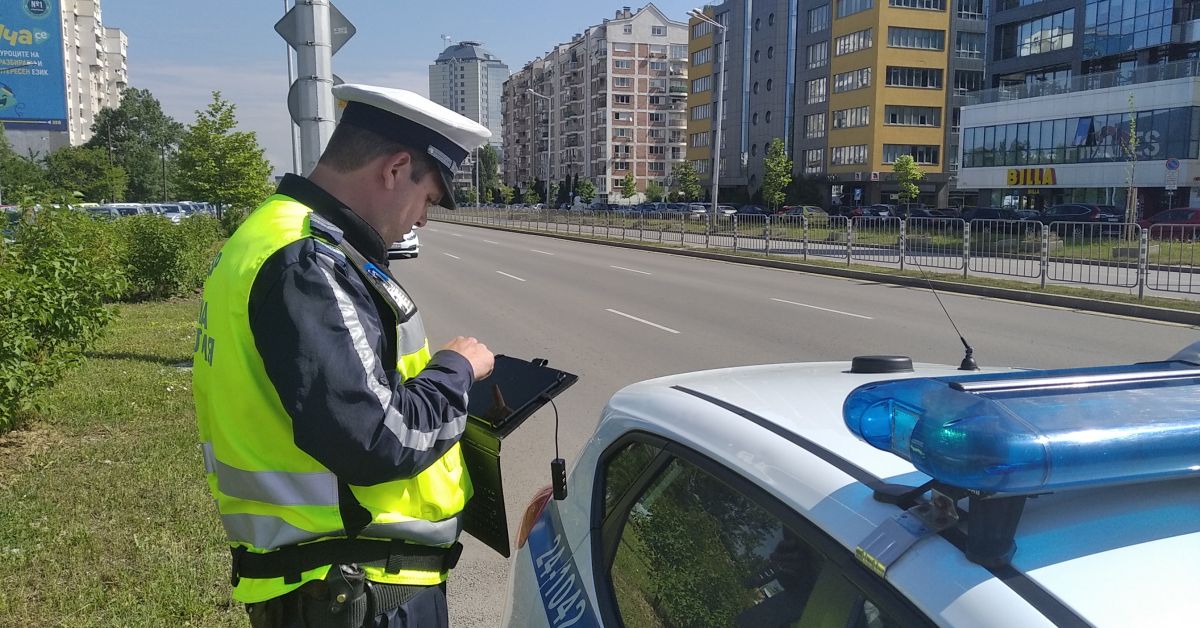Полицията иззе колата на дрогирана шофьорка, съобщават от Областната дирекция