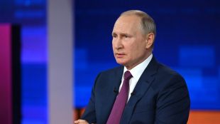 Руският президент Владимир Путин каза че си е поставил трета