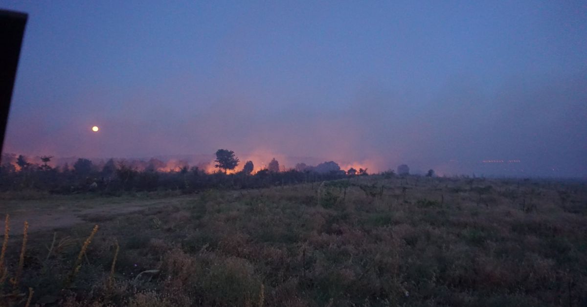 Вторият за този сезон голям пожар в Сакар планина -