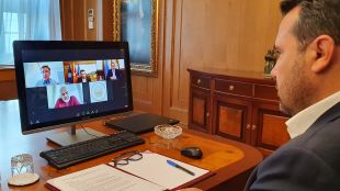 Тази сутрин премиерът на Северна Македония Зоран Заев проведе онлайн