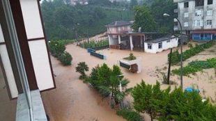 Проливни дъждове предизвикаха наводнения в района на Архави в черноморската