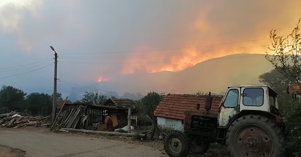 Големият пожар в Сакар планина е поставен под контрол. Огнището