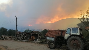 Големият пожар в Сакар планина е поставен под контрол Огнището