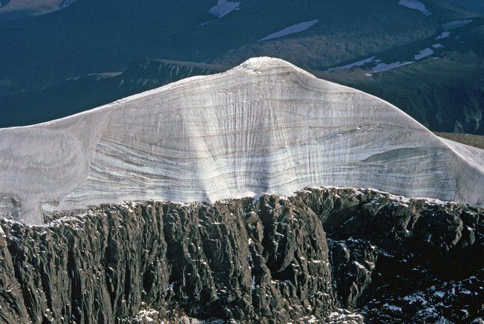 Височината на южния връх на планината Кебнекайсе намаля с два