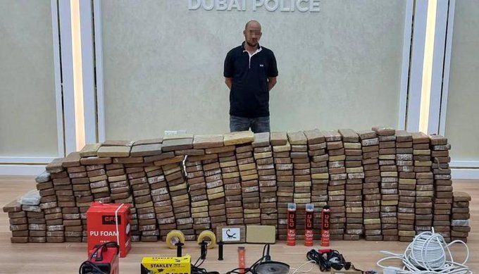 Полицията в Дубай залови 500 кг чист кокаин на стойност