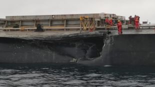 Два товарни кораба са се сблъскали днес в Мраморно море
