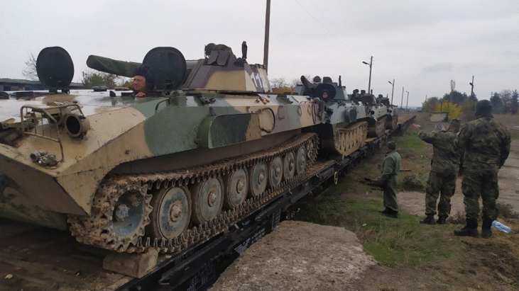 Австралия предаде четири бронетранспортьора M113AS4 на украинските въоръжени сили, съобщи