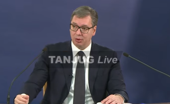 Президентът на Република Сърбия Александър Вучич проведе видеоконференция с министър-председателите