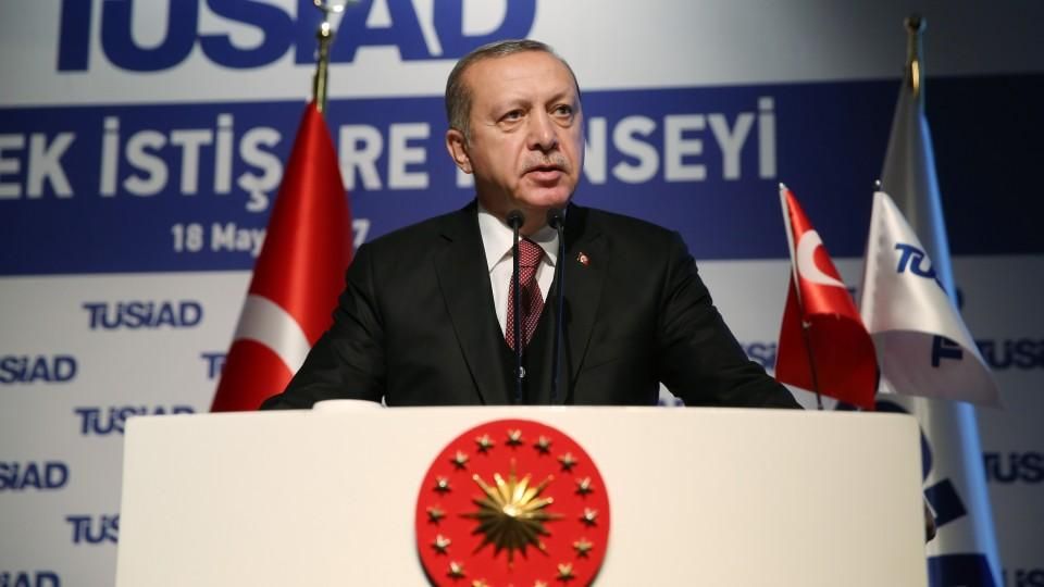Турският президент Реджеп Тайип Ердоган избра края на срещата на