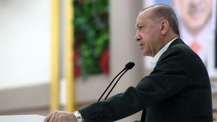 Турският президент Реджеп Тайип Ердоган в речта си във вторник