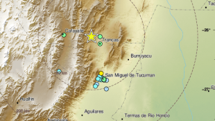 В Аржентина е регистрирано земетресение с магнитуд 5 4 по Рихтер