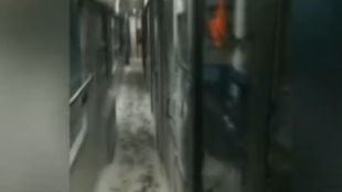 Сняг и студ в бързия влак Варна София Рано сутринта