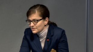 Министърът на външните работи Теодора Генчовска депозира своята оставка пред