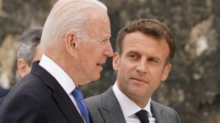 Американският президент Джо Байдън и френският държавен глава Еманюел Макрон