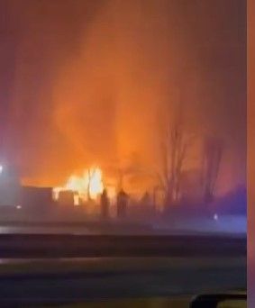 С голям пожар в района на ТЕЦ София са се