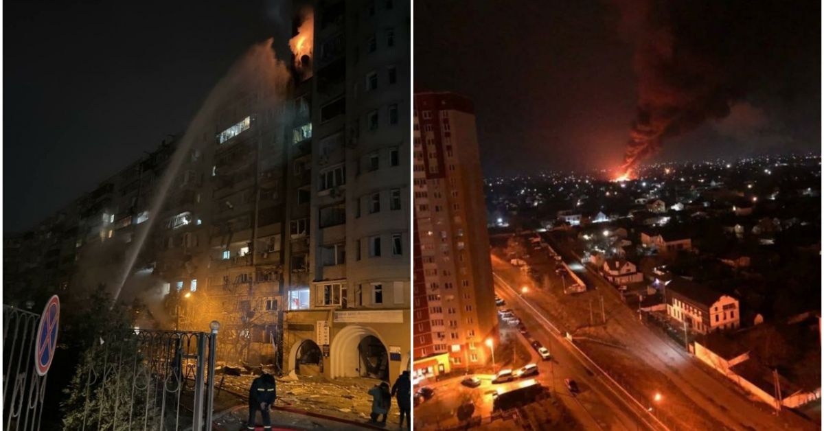 Поне два големи взрива е имало тази нощ в Киев.