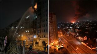 Поне два големи взрива е имало тази нощ в Киев