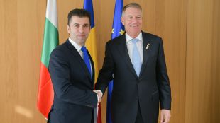 Министър председателят Кирил Петков проведе среща с президента на Румъния