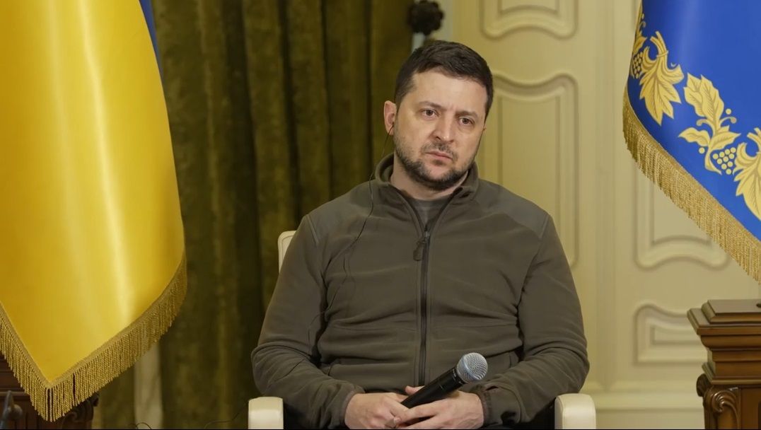 Канцеларията на украинския президент публикува видеообръщение на Владимир Зеленски, което
