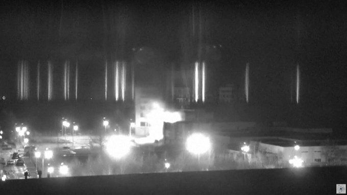 За пожар късно снощи в района на най-голямата атомна електроцентрала