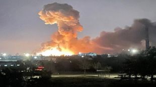 Русия атакува и разруши украинската военновъздушна база Староконстантинов като използва