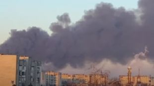 Руски ракети поразиха район близо до летището на Лвов съобщи
